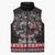 Viking Santa Christmas Sleeveless Puffer Jacket Valhalla-la Nordic Xmas Spirit - Wonder Print Shop