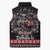 Viking Santa Christmas Sleeveless Puffer Jacket Valhalla-la Nordic Xmas Spirit - Wonder Print Shop