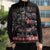 Viking Santa Christmas Sleeveless Puffer Jacket Valhalla-la Nordic Xmas Spirit - Wonder Print Shop