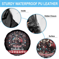 Viking Santa Christmas Spare Tire Cover Valhalla-la Nordic Xmas Spirit - Wonder Print Shop