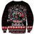 Viking Santa Christmas Sweatshirt Valhalla-la Nordic Xmas Spirit - Wonder Print Shop
