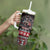 Viking Santa Christmas Tumbler With Handle Valhalla-la Nordic Xmas Spirit - Wonder Print Shop