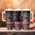 Viking Santa Christmas Tumbler With Handle Valhalla-la Nordic Xmas Spirit - Wonder Print Shop