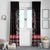 Viking Santa Christmas Window Curtain Valhalla-la Nordic Xmas Spirit - Wonder Print Shop