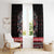 Viking Santa Christmas Window Curtain Valhalla-la Nordic Xmas Spirit - Wonder Print Shop