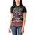 Viking Santa Christmas Women Polo Shirt Valhalla-la Nordic Xmas Spirit - Wonder Print Shop