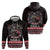 Viking Santa Christmas Zip Hoodie Valhalla-la Nordic Xmas Spirit - Wonder Print Shop