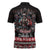 Viking Santa Christmas Zipper Polo Shirt Valhalla-la Nordic Xmas Spirit - Wonder Print Shop