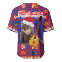 Croatia Christmas Baseball Jersey Kuna Zlatica Merry Xmas - Wonder Print Shop