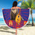 Croatia Christmas Beach Blanket Kuna Zlatica Merry Xmas - Wonder Print Shop