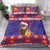 Croatia Christmas Bedding Set Kuna Zlatica Merry Xmas - Wonder Print Shop