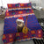 Croatia Christmas Bedding Set Kuna Zlatica Merry Xmas - Wonder Print Shop