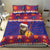 Croatia Christmas Bedding Set Kuna Zlatica Merry Xmas - Wonder Print Shop