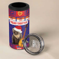 Croatia Christmas 4 in 1 Can Cooler Tumbler Kuna Zlatica Merry Xmas - Wonder Print Shop
