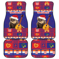 Croatia Christmas Car Mats Kuna Zlatica Merry Xmas - Wonder Print Shop