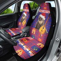 Croatia Christmas Car Seat Cover Kuna Zlatica Merry Xmas - Wonder Print Shop