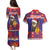 Croatia Christmas Couples Matching Puletasi and Hawaiian Shirt Kuna Zlatica Merry Xmas - Wonder Print Shop