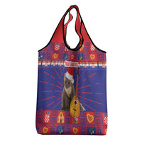 Croatia Christmas Grocery Bag Kuna Zlatica Merry Xmas