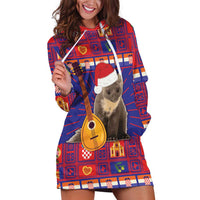 Croatia Christmas Hoodie Dress Kuna Zlatica Merry Xmas - Wonder Print Shop