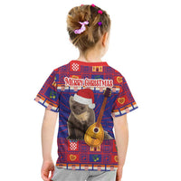 Croatia Christmas Kid T Shirt Kuna Zlatica Merry Xmas - Wonder Print Shop