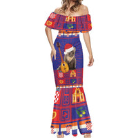 Croatia Christmas Mermaid Dress Kuna Zlatica Merry Xmas - Wonder Print Shop