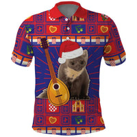 Croatia Christmas Polo Shirt Kuna Zlatica Merry Xmas - Wonder Print Shop