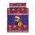 Croatia Christmas Quilt Bed Set Kuna Zlatica Merry Xmas - Wonder Print Shop