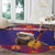 Croatia Christmas Round Carpet Kuna Zlatica Merry Xmas