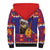 Croatia Christmas Sherpa Hoodie Kuna Zlatica Merry Xmas - Wonder Print Shop