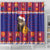 Croatia Christmas Shower Curtain Kuna Zlatica Merry Xmas