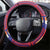 Croatia Christmas Steering Wheel Cover Kuna Zlatica Merry Xmas - Wonder Print Shop