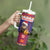 Croatia Christmas Tumbler With Handle Kuna Zlatica Merry Xmas - Wonder Print Shop