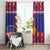 Croatia Christmas Window Curtain Kuna Zlatica Merry Xmas - Wonder Print Shop