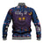 Iceland Christmas Baseball Jacket Yule Cat Christmas Lightning Art - Wonder Print Shop