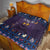 Iceland Christmas Quilt Yule Cat Christmas Lightning Art - Wonder Print Shop