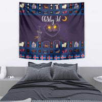 Iceland Christmas Tapestry Yule Cat Christmas Lightning Art - Wonder Print Shop