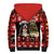 Merry Christmas Bernese Mountain Dog Sherpa Hoodie Switzerland Symbols - Lightning Art - Wonder Print Shop