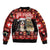Merry Christmas Bernese Mountain Dog Sleeve Zip Bomber Jacket Switzerland Symbols - Lightning Art - Wonder Print Shop