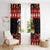 Merry Christmas Bernese Mountain Dog Window Curtain Switzerland Symbols - Lightning Art - Wonder Print Shop