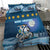 Lithuania Christmas Bedding Set Coat Of Arms Merry Xmas - Wonder Print Shop