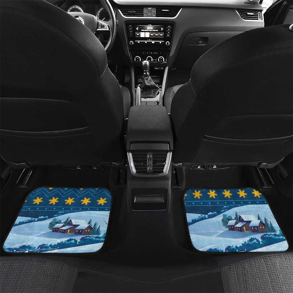 Lithuania Christmas Car Mats Coat Of Arms Merry Xmas - Wonder Print Shop