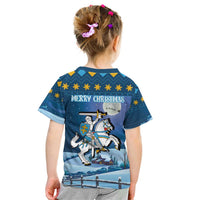 Lithuania Christmas Kid T Shirt Coat Of Arms Merry Xmas - Wonder Print Shop