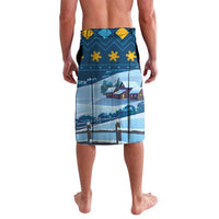 Lithuania Christmas Lavalava Coat Of Arms Merry Xmas - Wonder Print Shop