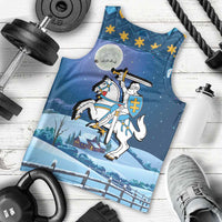 Lithuania Christmas Men Tank Top Coat Of Arms Merry Xmas - Wonder Print Shop