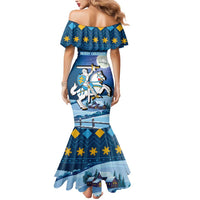 Lithuania Christmas Mermaid Dress Coat Of Arms Merry Xmas - Wonder Print Shop
