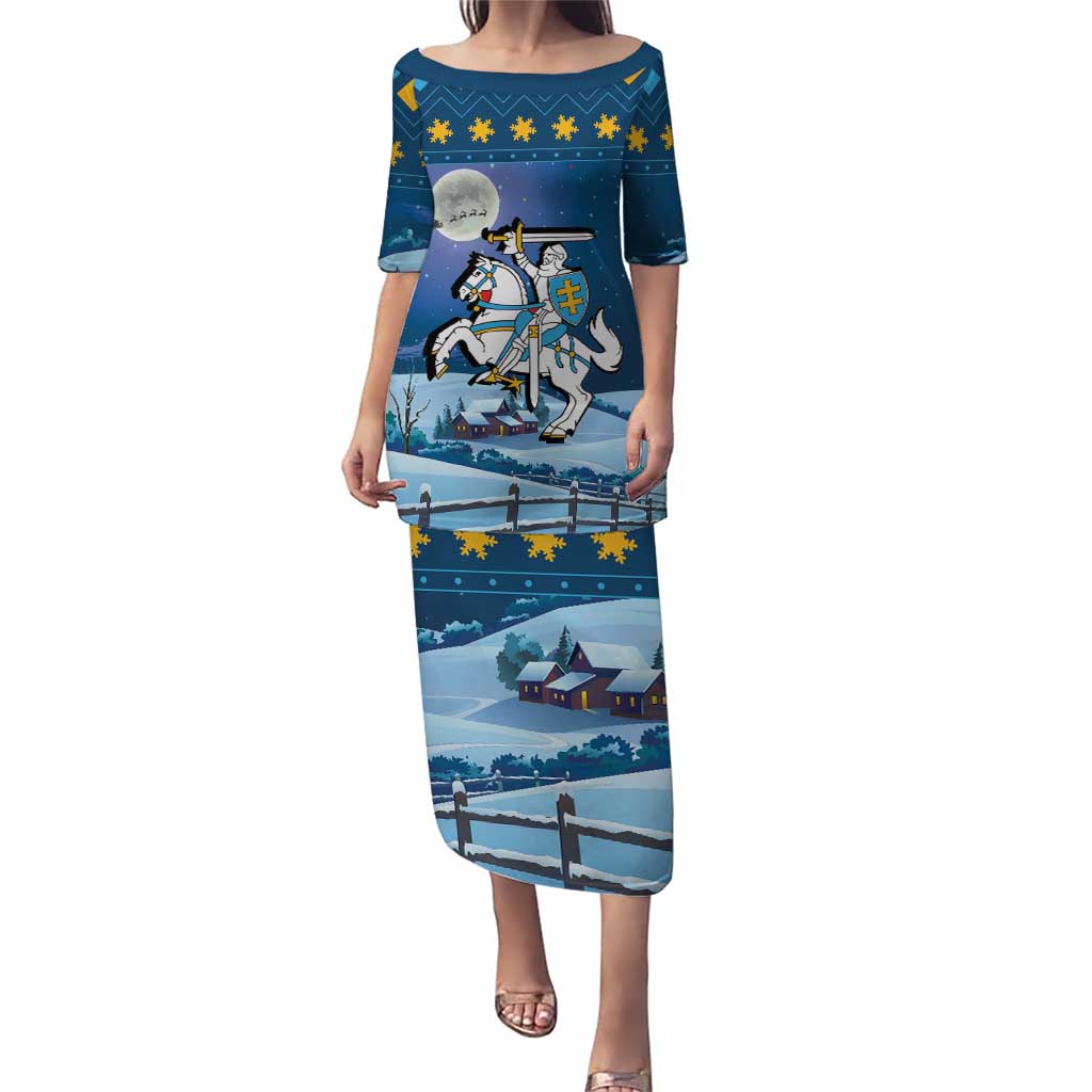 Lithuania Christmas Puletasi Coat Of Arms Merry Xmas - Wonder Print Shop