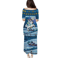 Lithuania Christmas Puletasi Coat Of Arms Merry Xmas - Wonder Print Shop