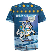 Lithuania Christmas Rugby Jersey Coat Of Arms Merry Xmas - Wonder Print Shop