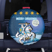 Lithuania Christmas Spare Tire Cover Coat Of Arms Merry Xmas - Wonder Print Shop