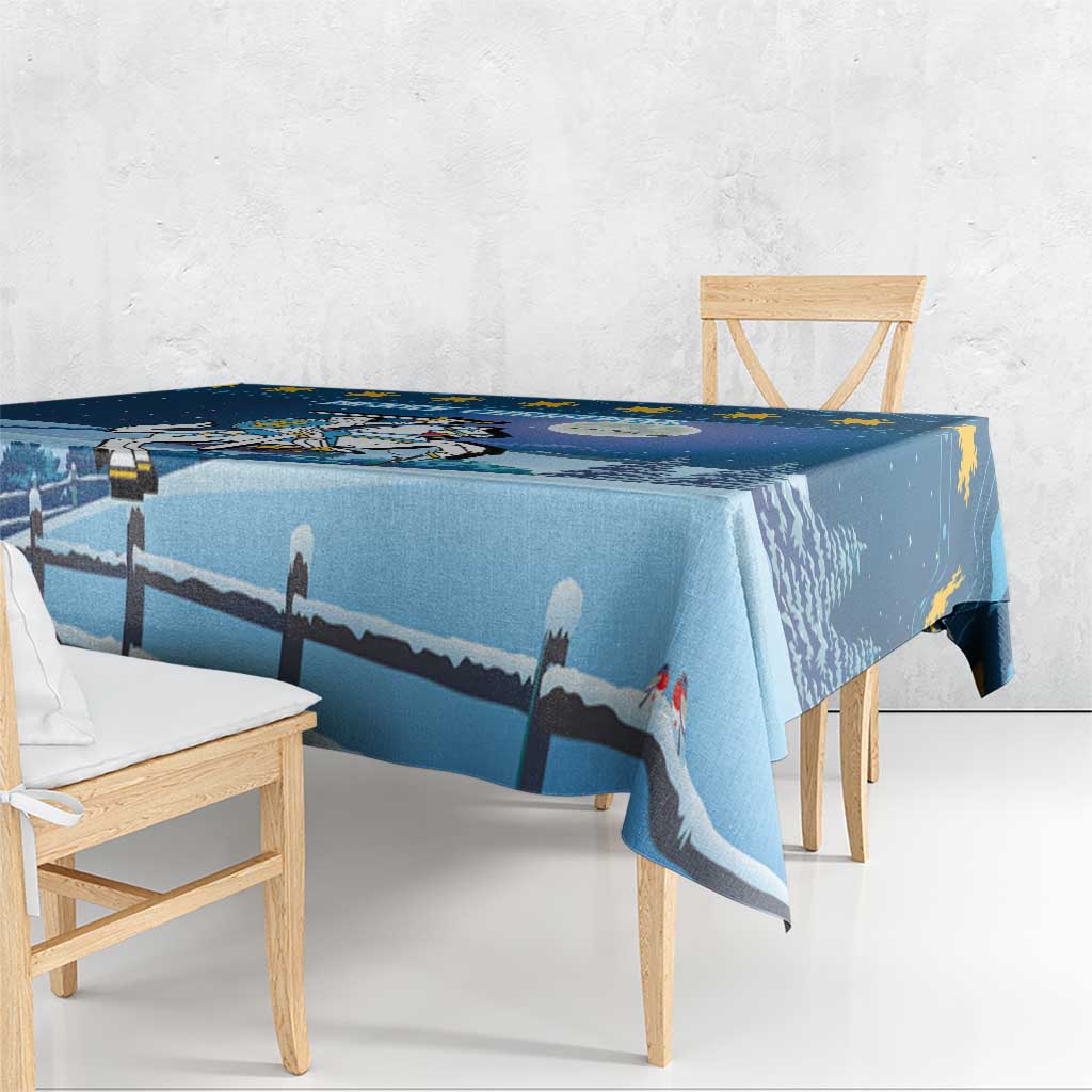 Lithuania Christmas Tablecloth Coat Of Arms Merry Xmas - Wonder Print Shop